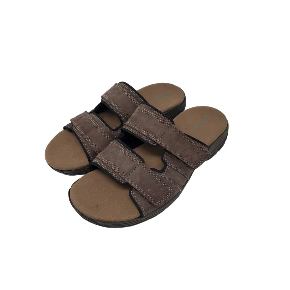 Dunham Men's Newport Slide Sandals CH0485 Size 13 Brown